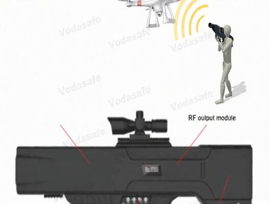 Mua Độ bao phủ lớn 1500m Drone RF Jammer, Directional Drone Jammer Waterproof online manufacture