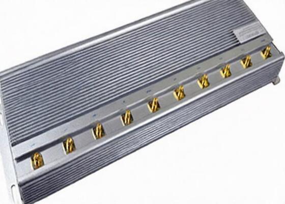 Mua Màu bạc cố định tín hiệu điện thoại di động Jammer với 10 tần số khác nhau online manufacture