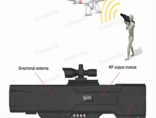 Mua Pistol Shell Drone Signal Blocker, Drone Frequency Scrambler Thiết kế chống bụi online manufacture