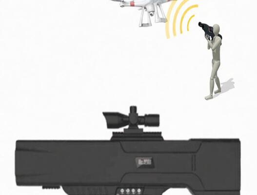 Mua 4 đoạn tần số Drone Tín hiệu Jammer Khoảng cách truyền dẫn dài online manufacture