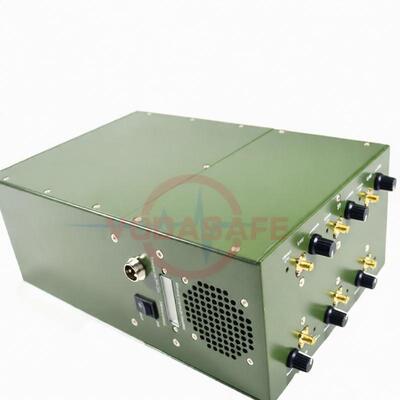 Mua Vai chặn điện thoại di động Bộ chặn tín hiệu Jammer 30W tích hợp pin với sáu ăng ten online manufacture