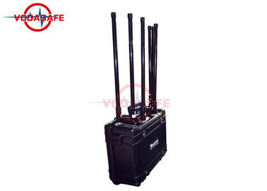 Six Antennas Mobile Phone Blocking Device 75W Portable With 6 Adjustable Frequencies