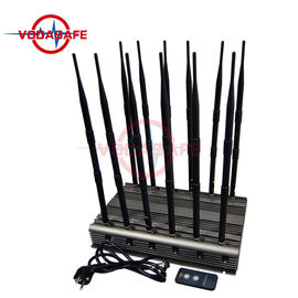 70m Jamming Range Cell Phone Jamming Device , Portable Cell Phone Jammer 71 Watt