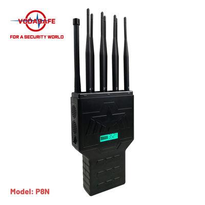 18W WIFI GPS Lojack Blocker 12000mAh Portable Phone Signal Jammer For Car